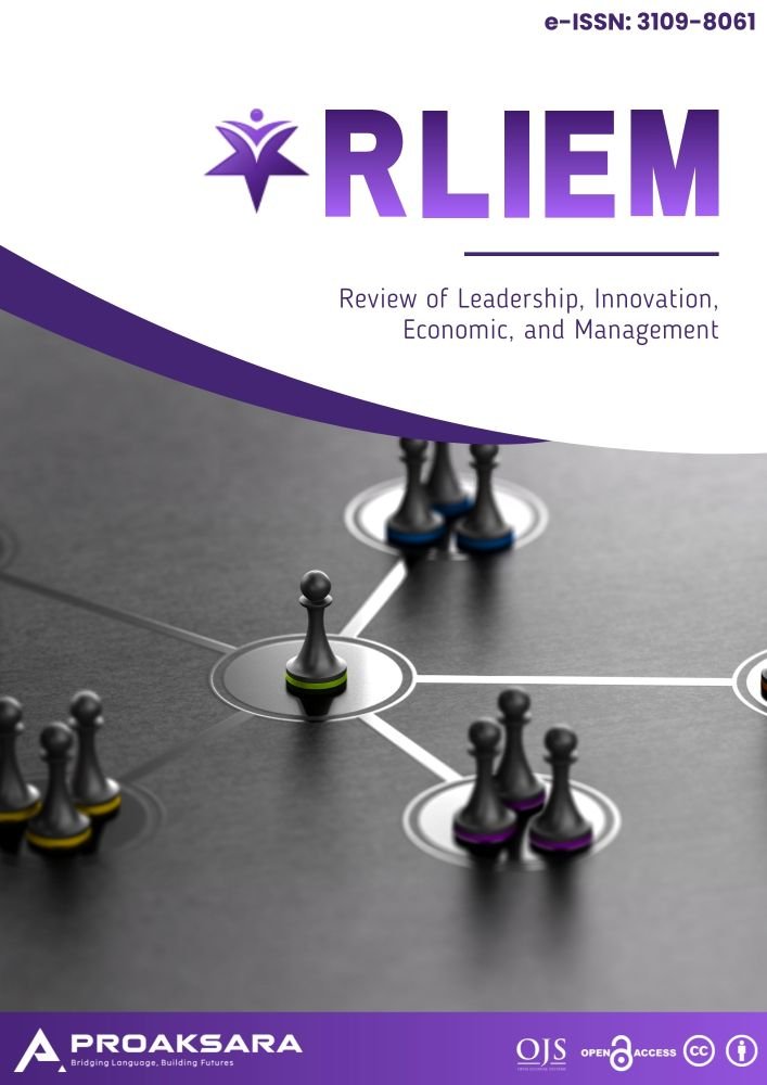 Cover Review of Leadership, Innovation, Economic, and Management
